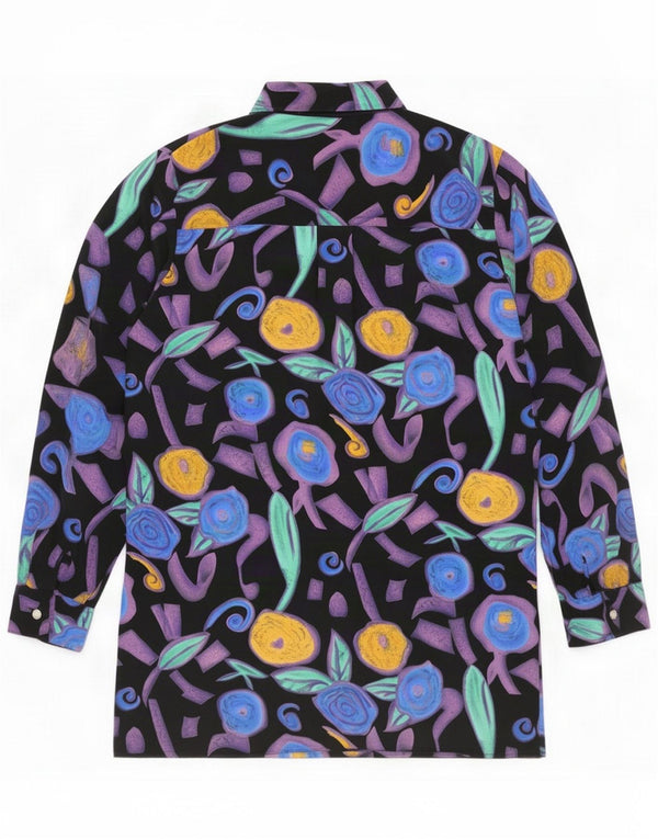Canda Womens By C&A Longline Shirt EU 38 Medium Multicoloured Floral