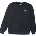 PUMA Womens Sweatshirt Jumper UK 14 Medium Black Cotton Vintage Puma and Second-Hand Puma from Messina Hembry 