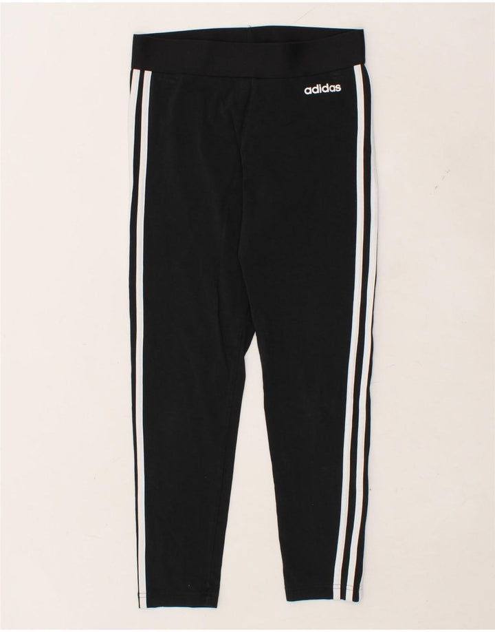 ADIDAS Womens Leggings UK  8/10 Small Black Cotton Vintage Adidas and Second-Hand Adidas from Messina Hembry 