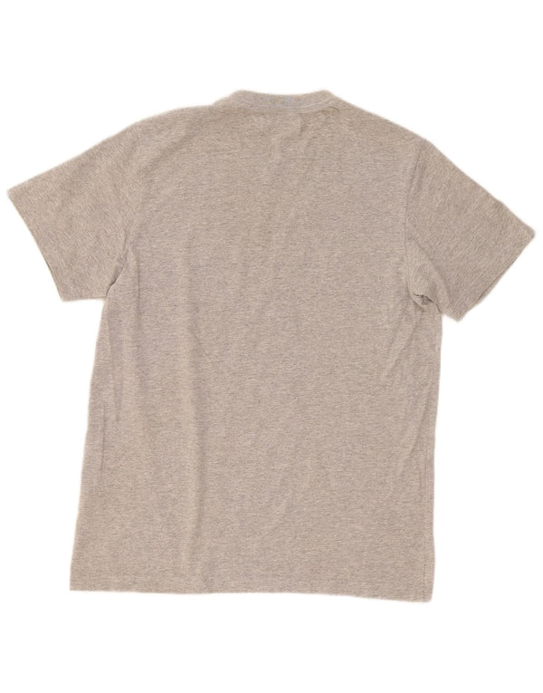 Adidas Mens Graphic T-Shirt Top Medium Grey Cotton