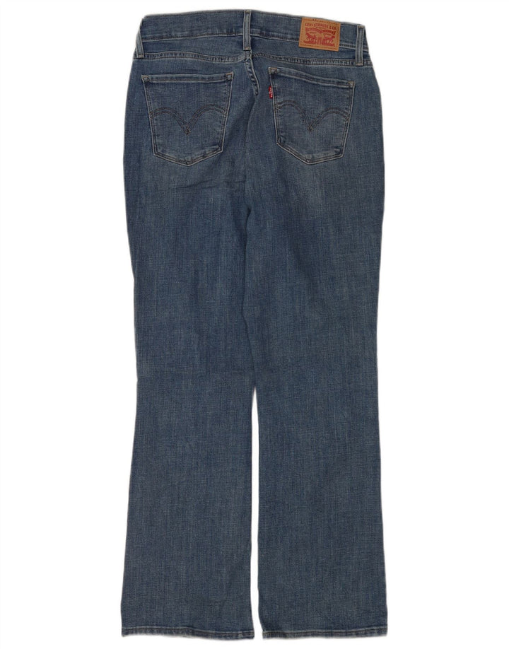 Levi's Womens Curvy Bootcut Jeans W30 L30 Blue Cotton