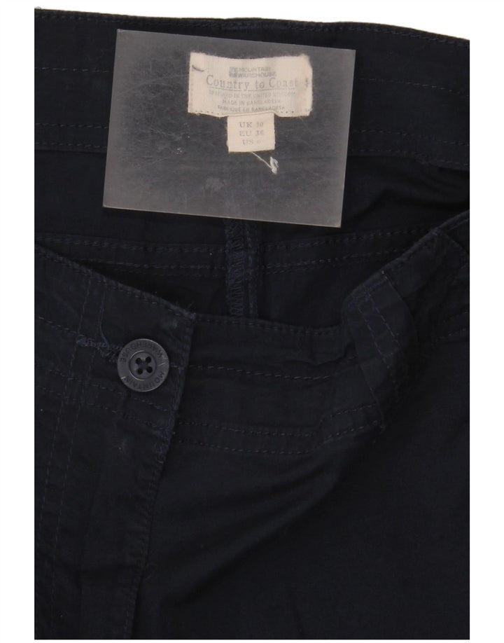 Mountain Warehouse Womens Chino Shorts UK 10 Small W30  Navy Blue
