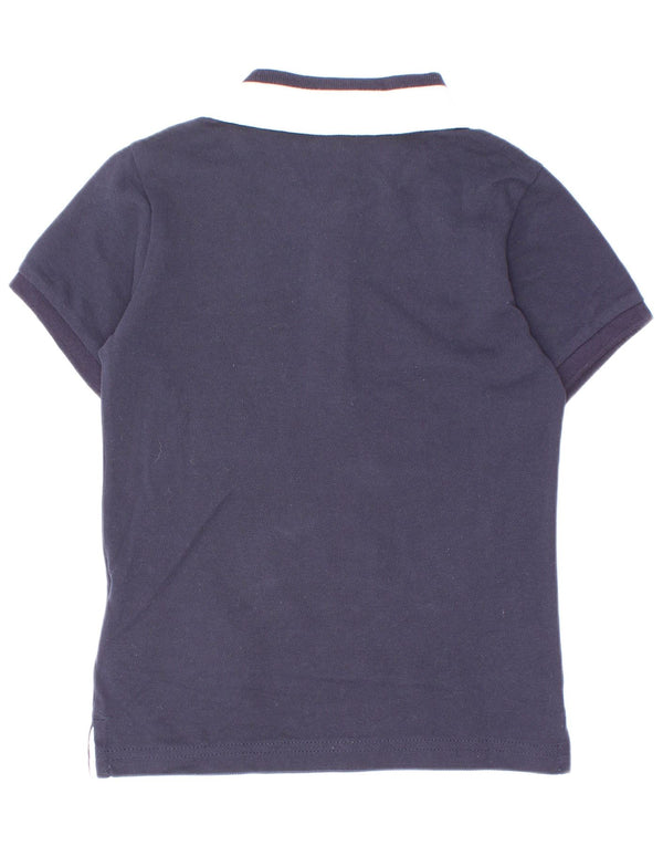 Champion Boys Polo Shirt 3-4 Years 2XS Navy Blue Colourblock Cotton