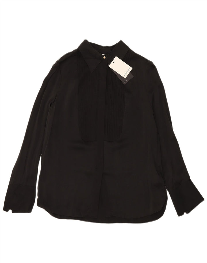 Autograph  Womens Formal Shirt UK 6 XS Black Silk
