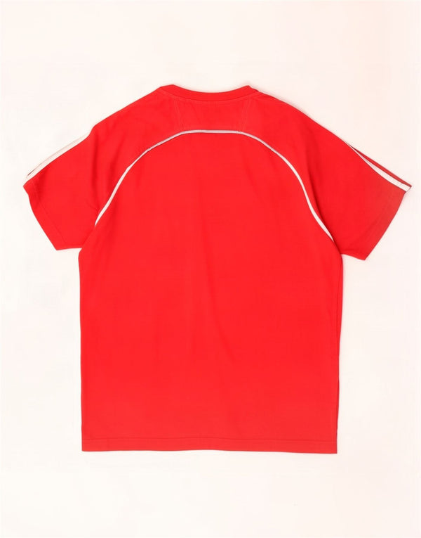 Champion Mens Graphic T-Shirt Top Large Red Colourblock
