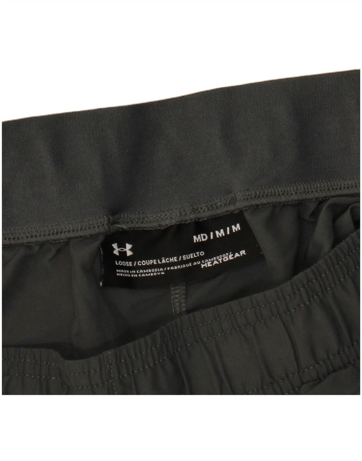Under Armour Mens Heat Gear Graphic Sport Shorts Medium  Grey