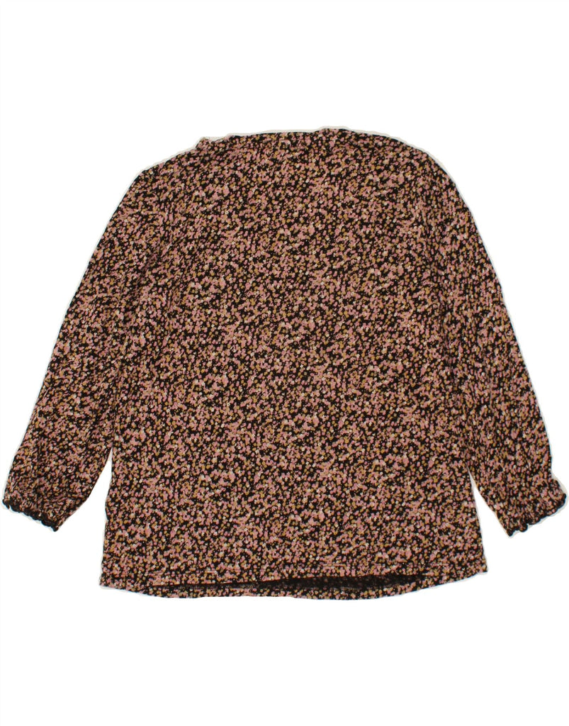 FAT FACE Womens Blouse Top UK 12 Medium Pink Floral Cotton Vintage Fat Face and Second-Hand Fat Face from Messina Hembry 