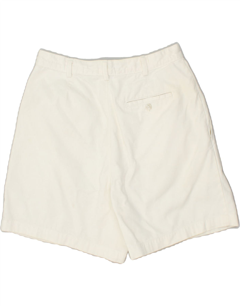 DOCKERS Womens Khakis High Waist Casual Shorts UK 12 Medium W28 Off White | Vintage Dockers | Thrift | Second-Hand Dockers | Used Clothing | Messina Hembry 