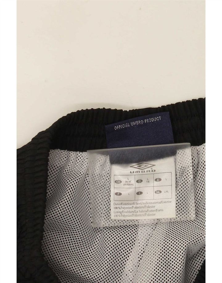 Umbro Mens Tracksuit Trousers Joggers Large  Black Polyester