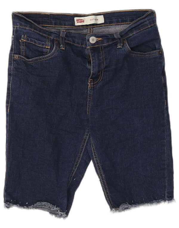 Levi's Boys 511 Slim Denim Shorts 13-14 Years W27  Blue Cotton