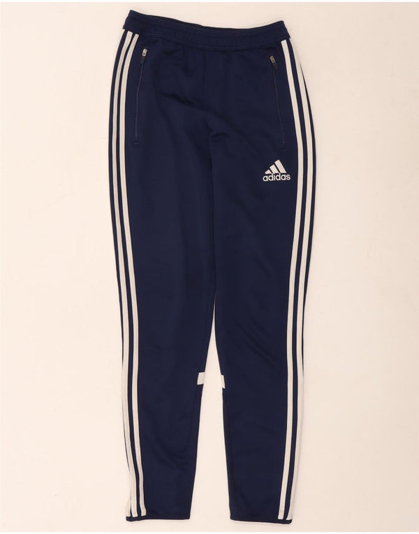 Adidas Mens Climacool Tracksuit Trousers XS Navy Blue Colourblock Polyester