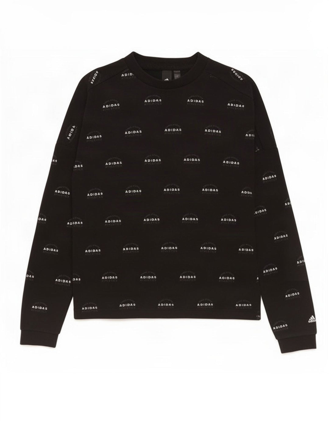 Adidas Mens Graphic Sweatshirt Jumper Small Black Cotton
