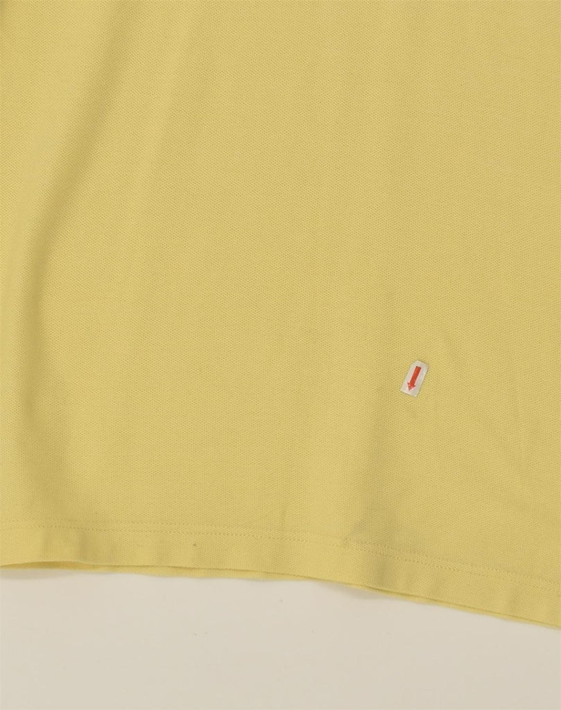 FILA Mens Polo Shirt Medium Yellow | Vintage Fila | Thrift | Second-Hand Fila | Used Clothing | Messina Hembry 