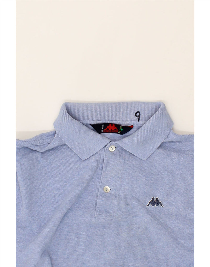 KAPPA Mens Polo Shirt Medium Blue Cotton Vintage Kappa and Second-Hand Kappa from Messina Hembry 