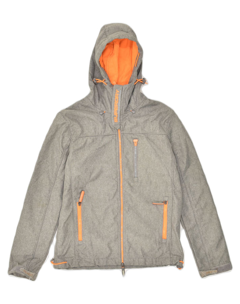 SUPERDRY Womens The Windtrekker Windbreaker Jacket UK 14 Medium Grey | Vintage Superdry | Thrift | Second-Hand Superdry | Used Clothing | Messina Hembry 