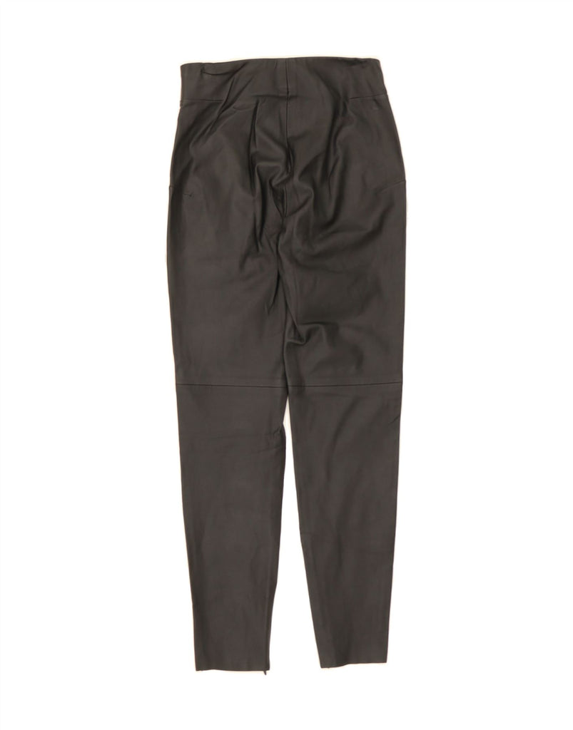 ZARA Womens Skinny Faux Leather Trousers XS W26 L26 Black Polyester Vintage Zara and Second-Hand Zara from Messina Hembry 