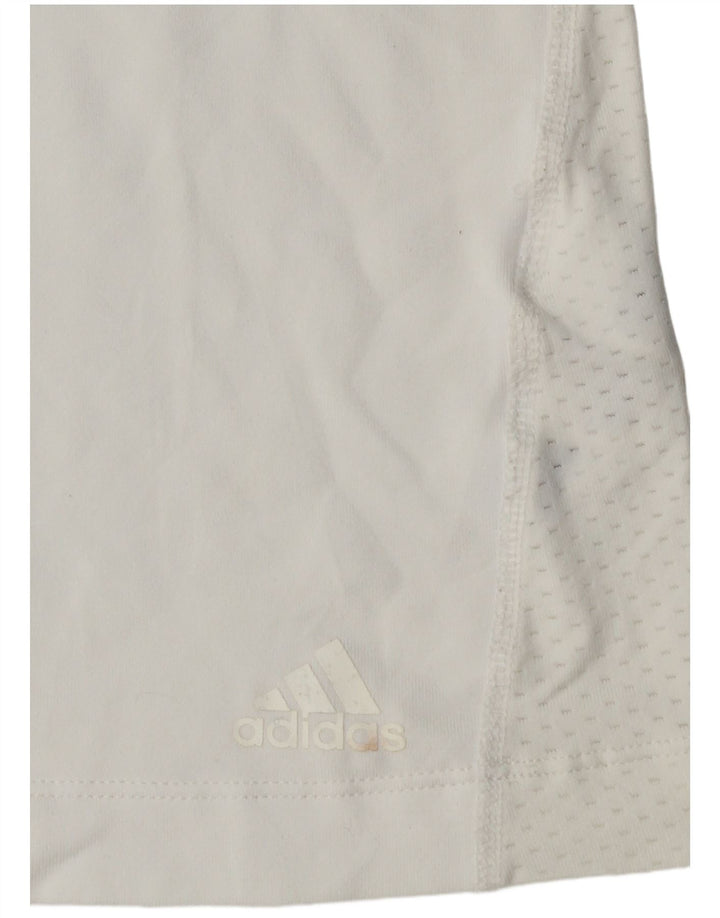 Adidas Womens Climacool Vest Top UK 14 Medium White Polyester