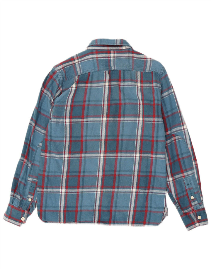Levi's Mens Standard Fit Flannel Shirt Small Blue Check