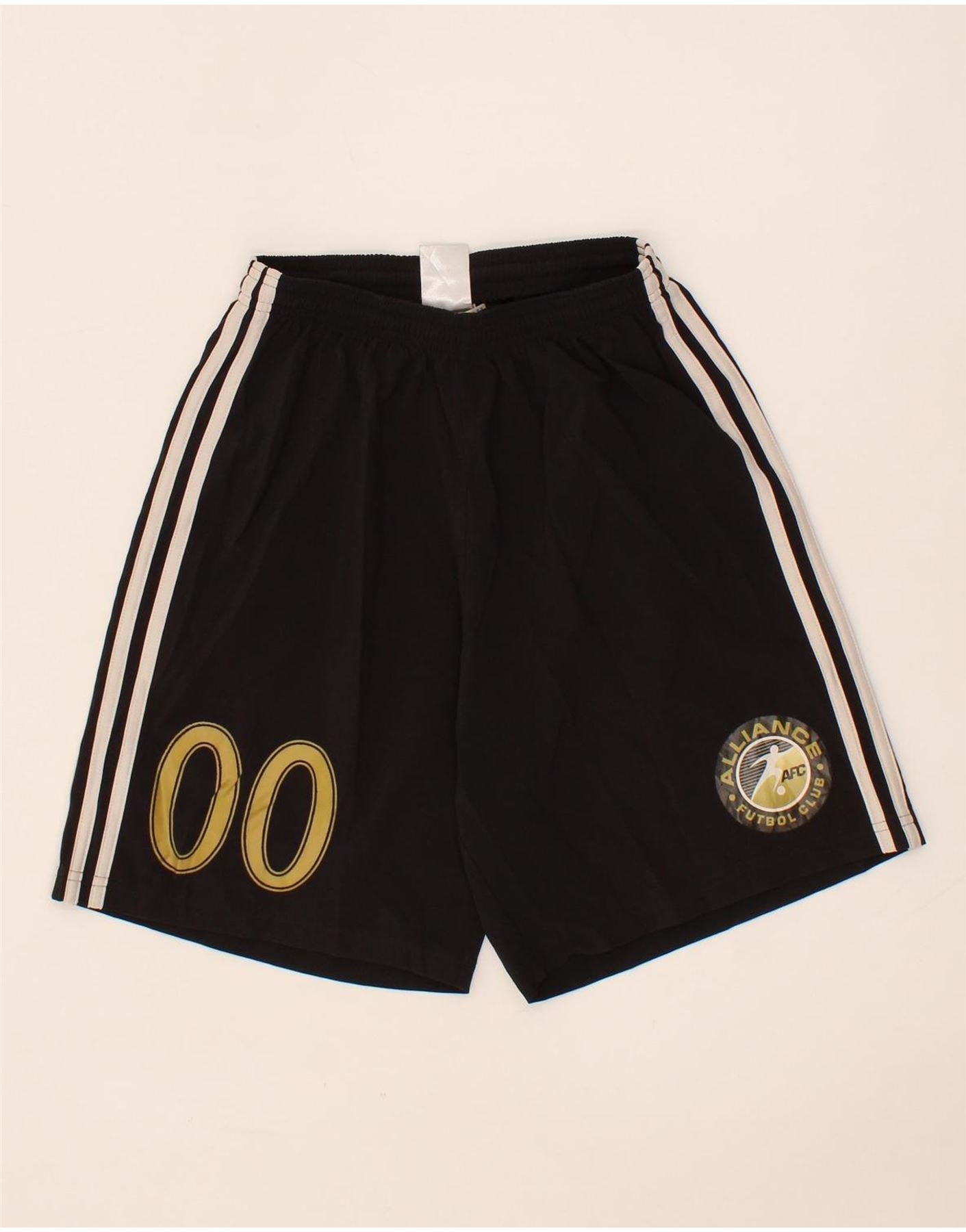 ADIDAS Mens Climalite Graphic Sport Shorts Small Black Polyester