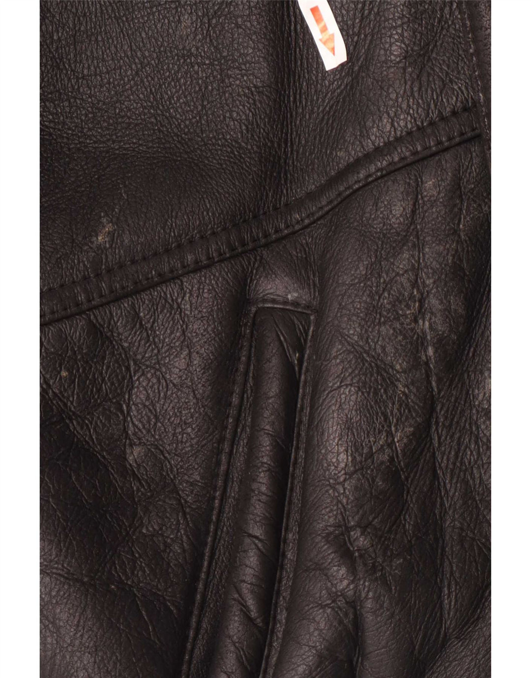 Vintage Mens Shearling Jacket IT 50 Large Black