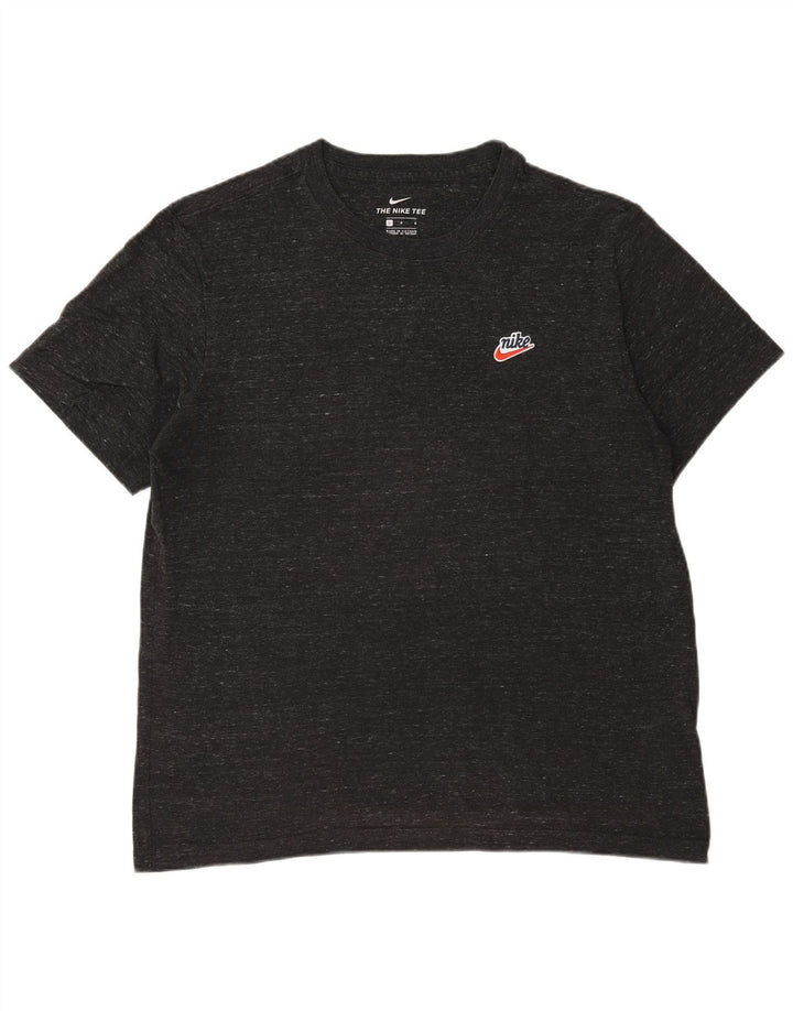 Nike Mens T-Shirt Top Large Grey Flecked Cotton