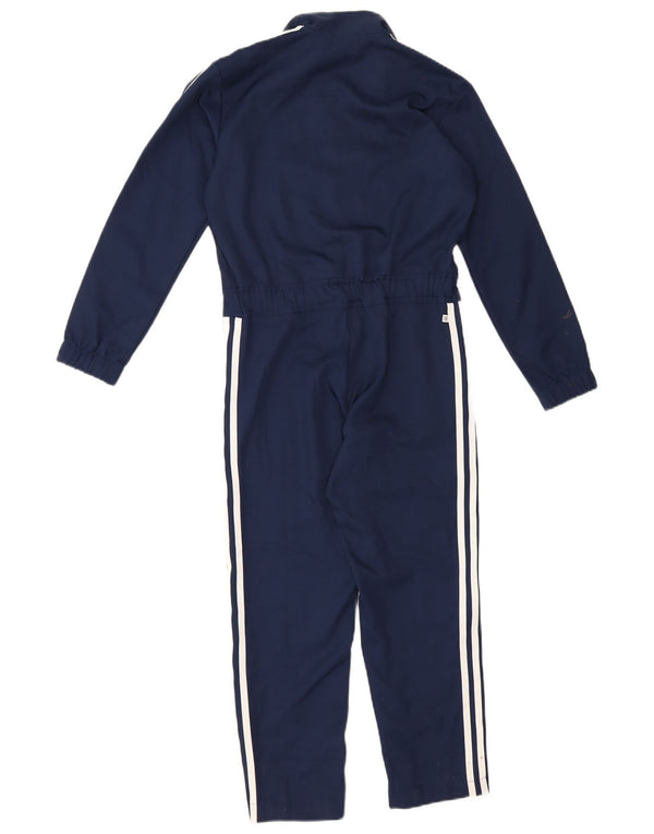 Adidas Girls Jumpsuit 9-10 Years Navy Blue Polyester Sports