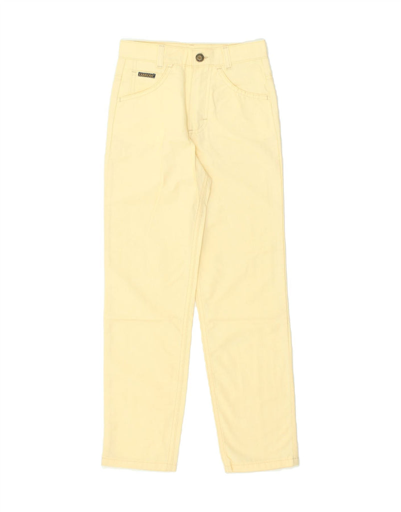 CARRERA Boys Straight Jeans 7-8 Years W24 L25 Yellow Cotton | Vintage Carrera | Thrift | Second-Hand Carrera | Used Clothing | Messina Hembry 