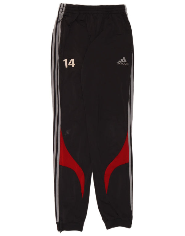 Adidas Mens Tracksuit Trousers Joggers UK 36/38 Small Black Colourblock