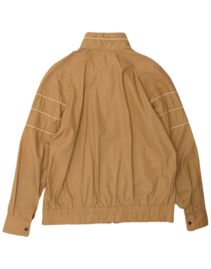 AUSTRALIAN L'ALPINA Mens Bomber Jacket IT 46 Small Beige Polyester