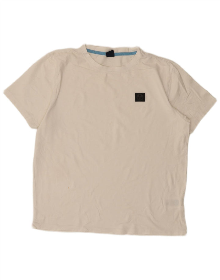 North Sails Mens T-Shirt Top Large White Cotton