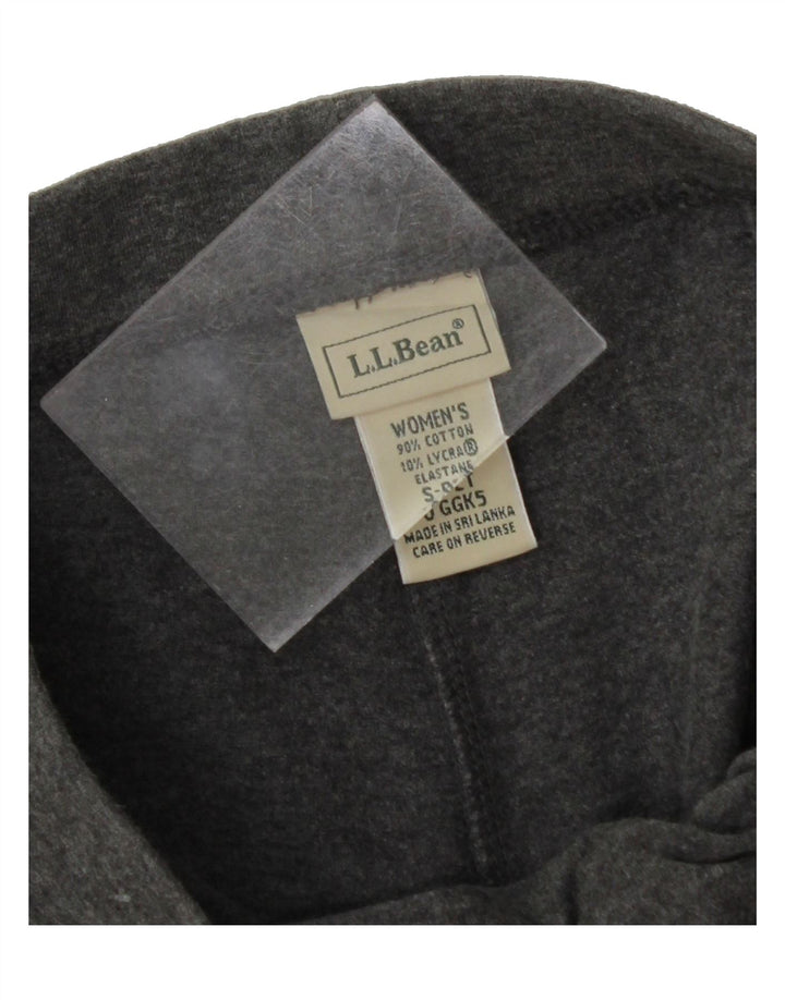 L.L.BEAN Womens Tracksuit Trousers UK 10 Small  Grey Cotton Vintage L.L.Bean and Second-Hand L.L.Bean from Messina Hembry 