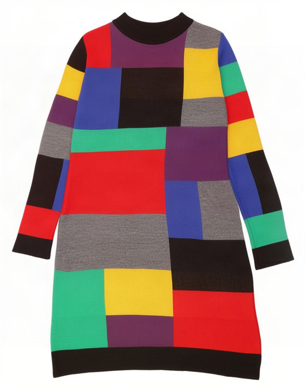 Body Flirt Womens Jumper Dress EU 40/42 Medium Multicoloured Colourblock