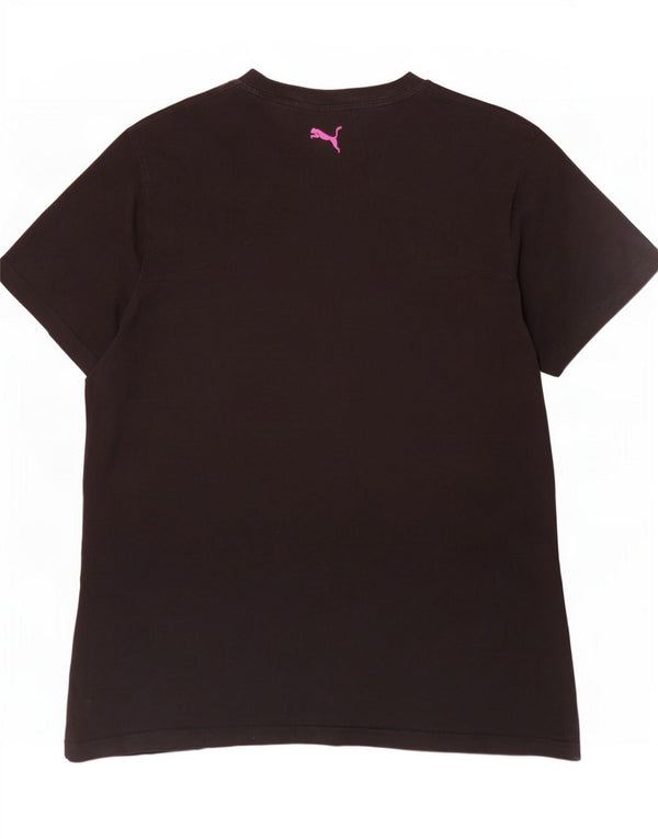 Puma Mens Graphic T-Shirt Top 2XL Black