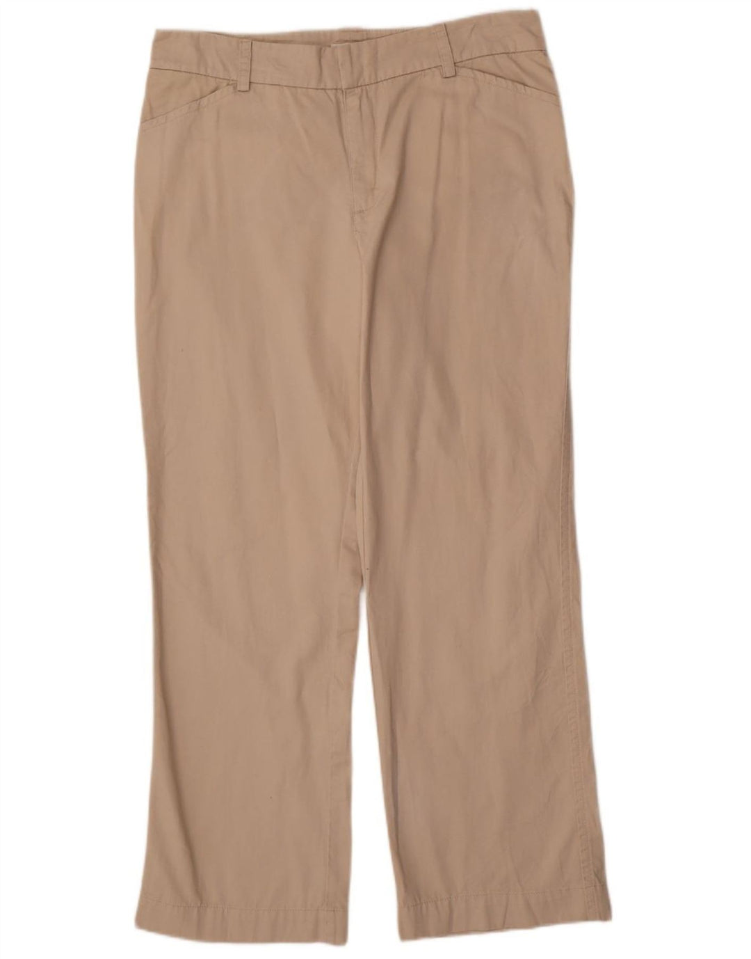 LEE Womens Straight Casual Trousers US 16 2XL W36 L31 Beige Cotton