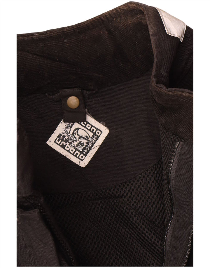 TUCANO URBANO Mens Racer Jacket UK 44 2XL Black Polyester