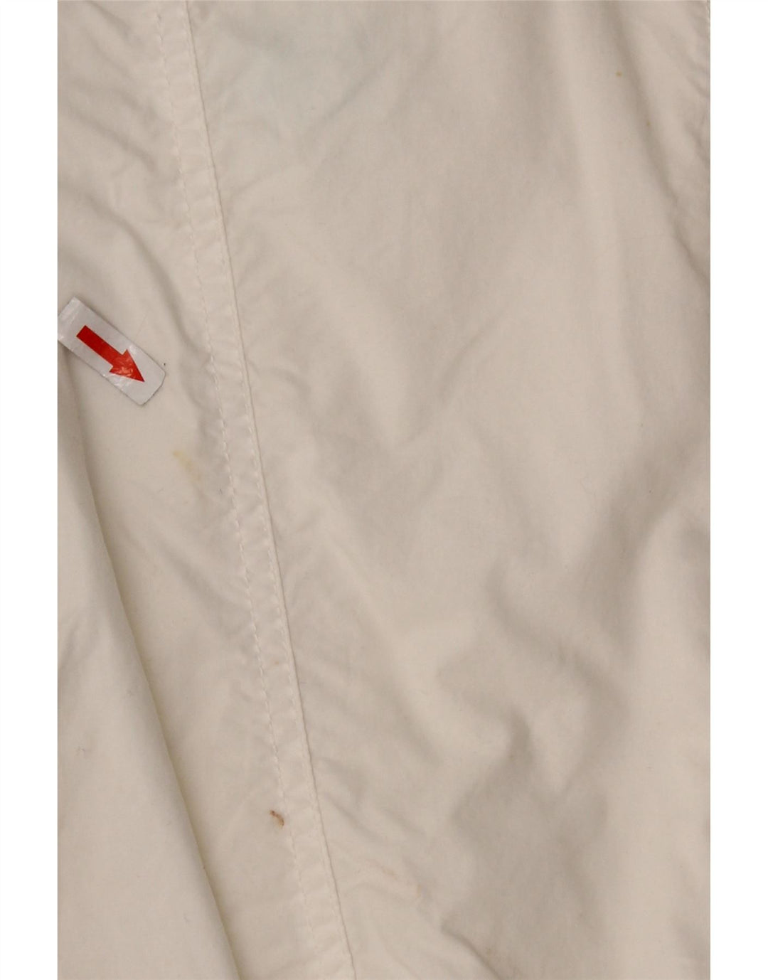 Sergio Tacchini Womens Crop Bomber Jacket UK 10 Small White Polyester