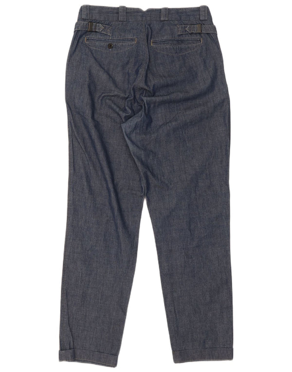 G-Star Womens High Waist Tapered Chino Trousers W30 L34 Blue Cotton