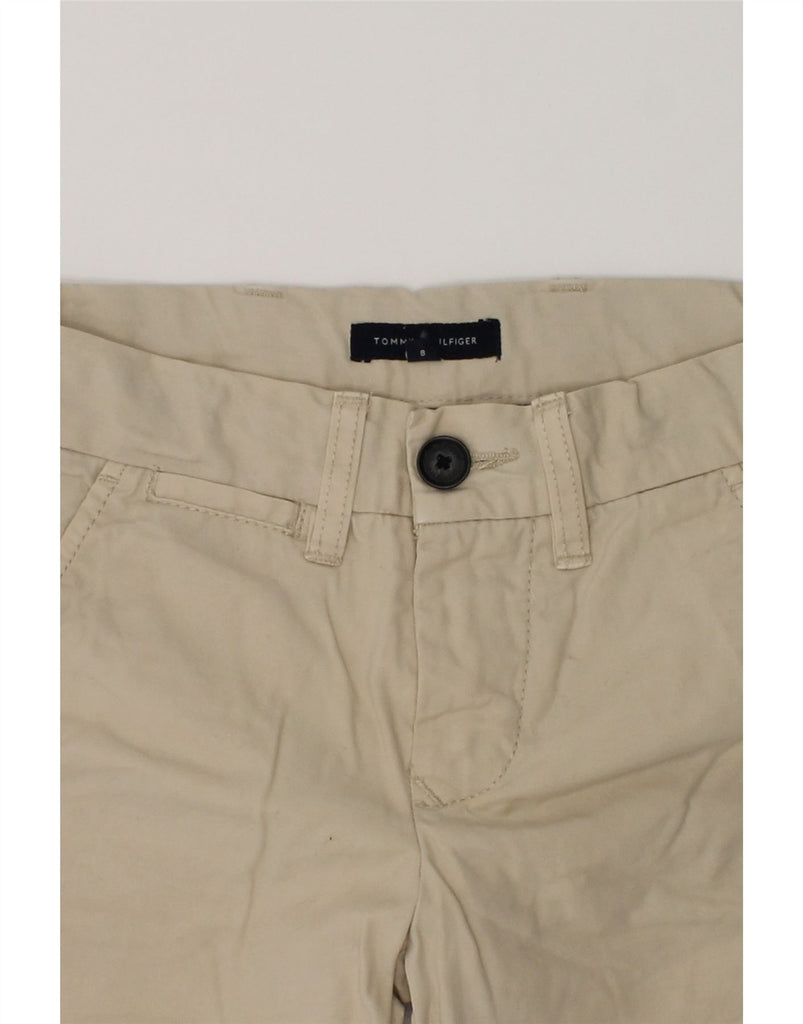 TOMMY HILFIGER Boys Chino Shorts 7-8 Years W24  Beige Cotton | Vintage Tommy Hilfiger | Thrift | Second-Hand Tommy Hilfiger | Used Clothing | Messina Hembry 