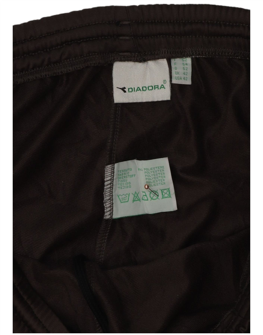 DIADORA Mens Cargo Tracksuit Trousers 2XL Brown Colourblock Polyester