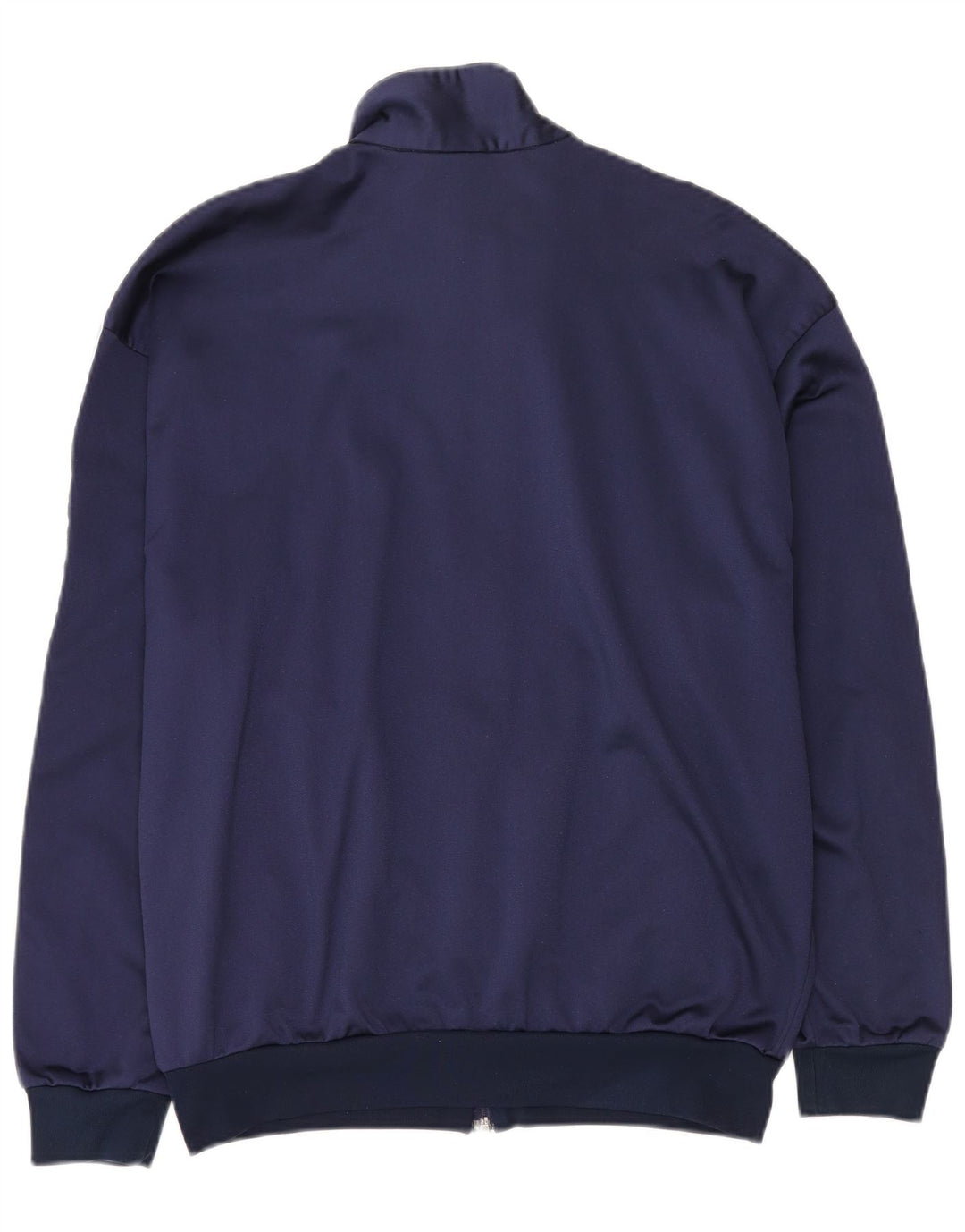 Asics Mens Graphic Tracksuit Top Jacket Large Navy Blue Colourblock