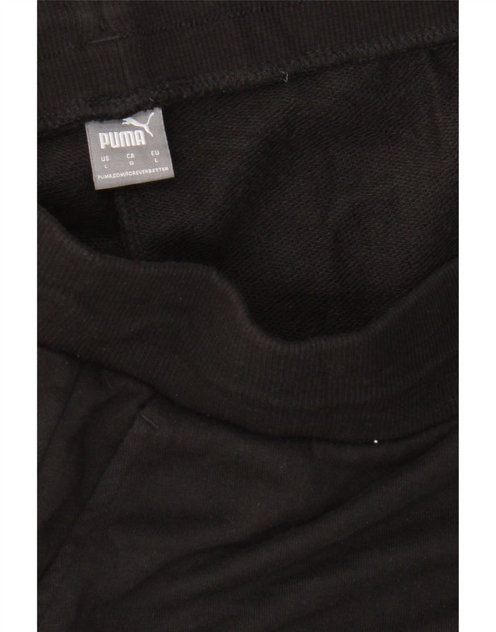 PUMA Womens Sport Shorts UK 16 Large Black