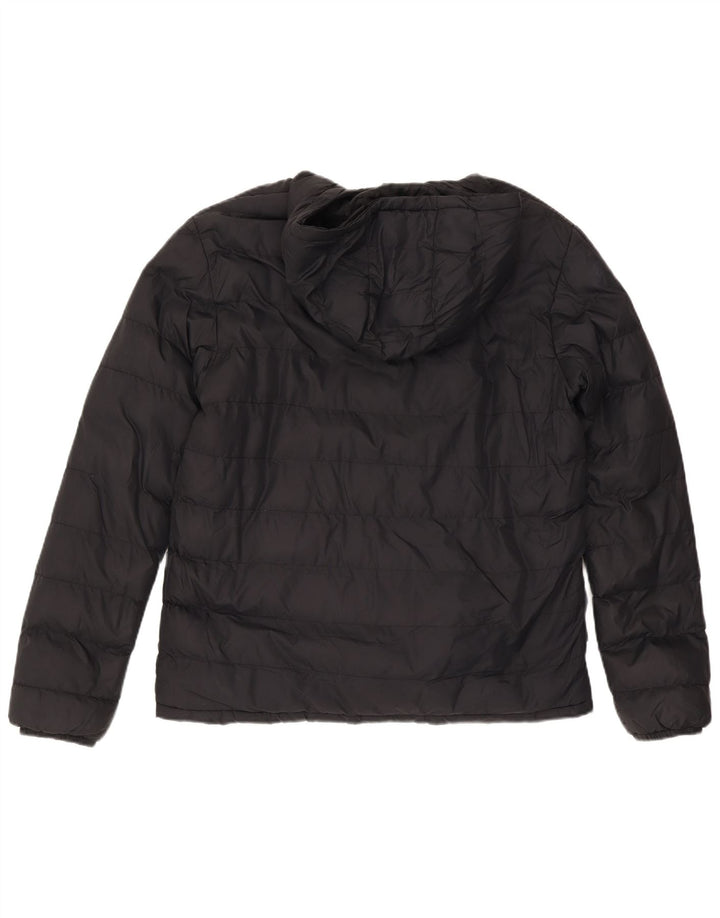 Mountain Warehouse Mens Hooded Padded Jacket UK 40 Large Black Nylon