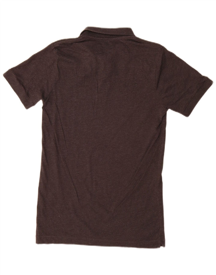 French Connection Mens Polo Shirt Small Grey Cotton