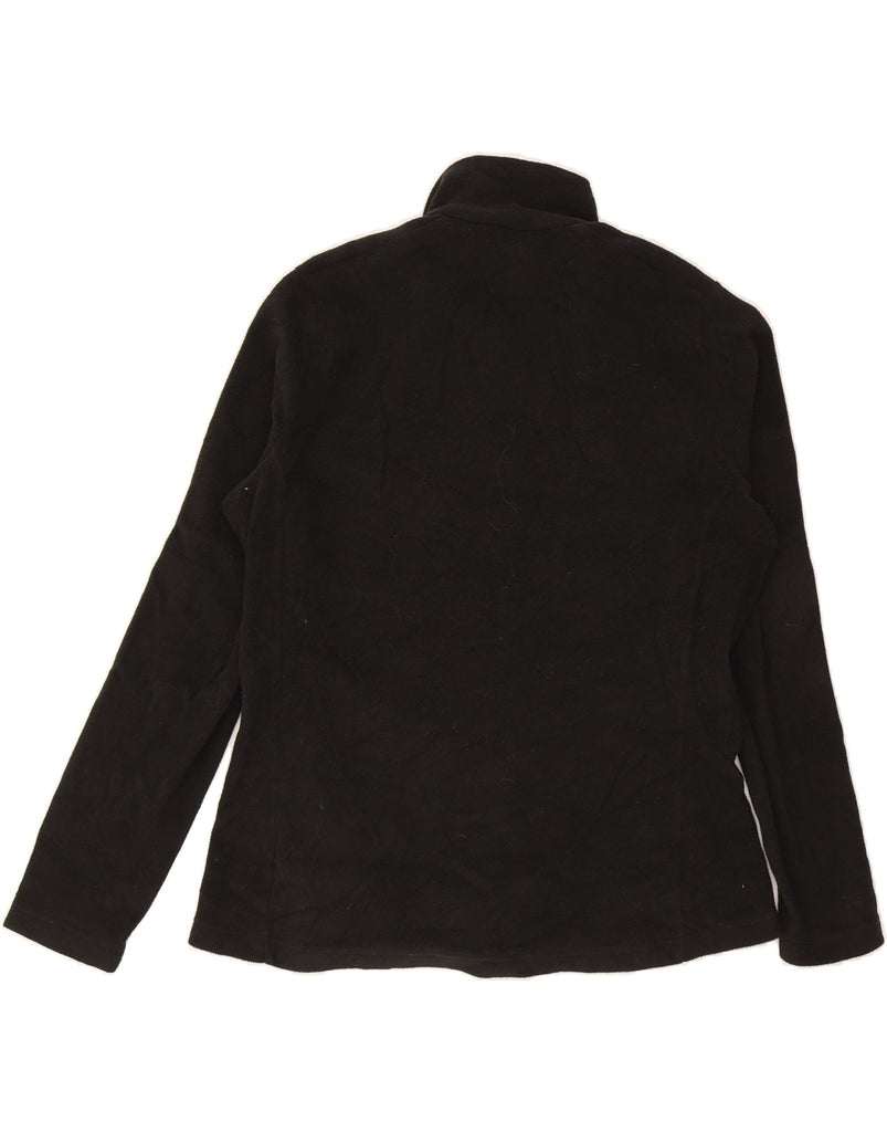 ADIDAS Womens Fleece Jacket UK 18 XL  Black Polyester Vintage Adidas and Second-Hand Adidas from Messina Hembry 
