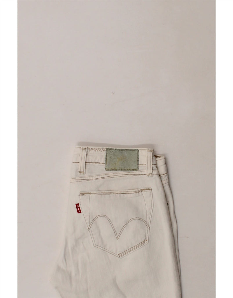 LEVI'S Womens Straight Jeans W30 L34 White Cotton Vintage Levi's and Second-Hand Levi's from Messina Hembry 