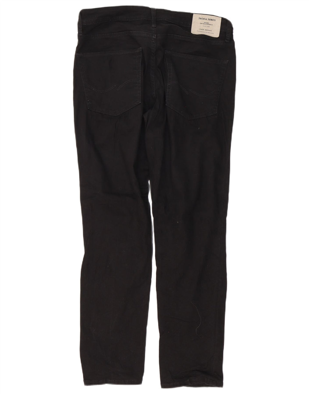 Jack & Jones Mens Tim Slim Jeans W32 L32 Black Cotton