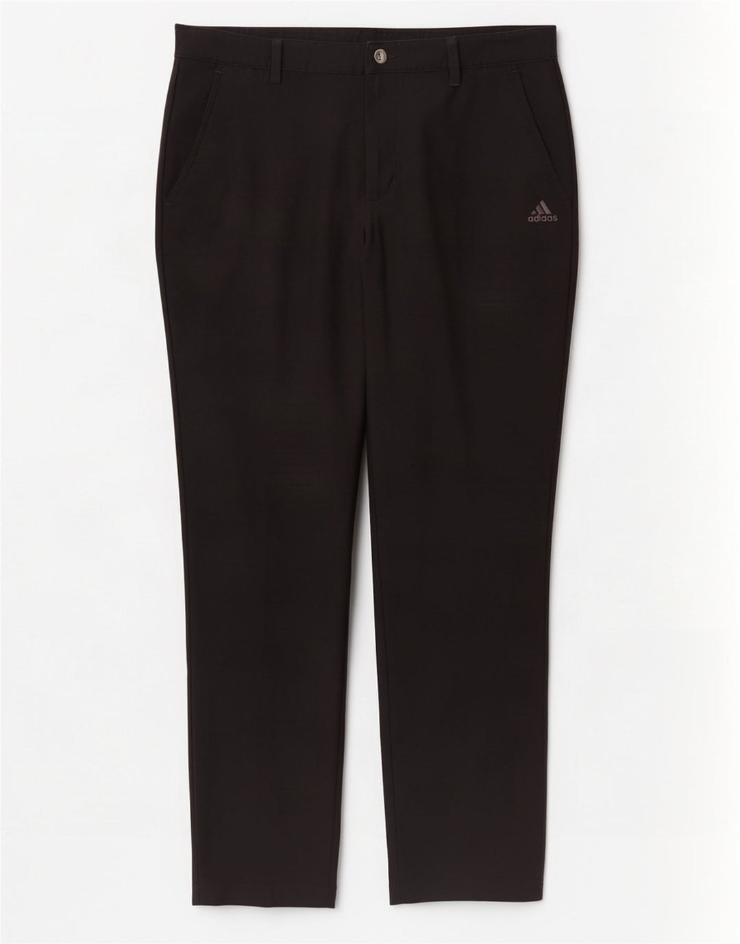 Adidas Mens Slim Chino Trousers W34 L32 Black Polyester