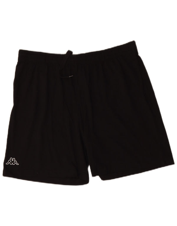 Kappa Mens Sport Shorts 3XL  Black Cotton