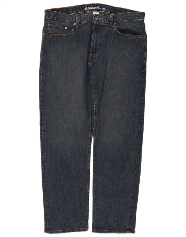EDDIE BAUER Mens Straight Jeans W36 L30 Blue