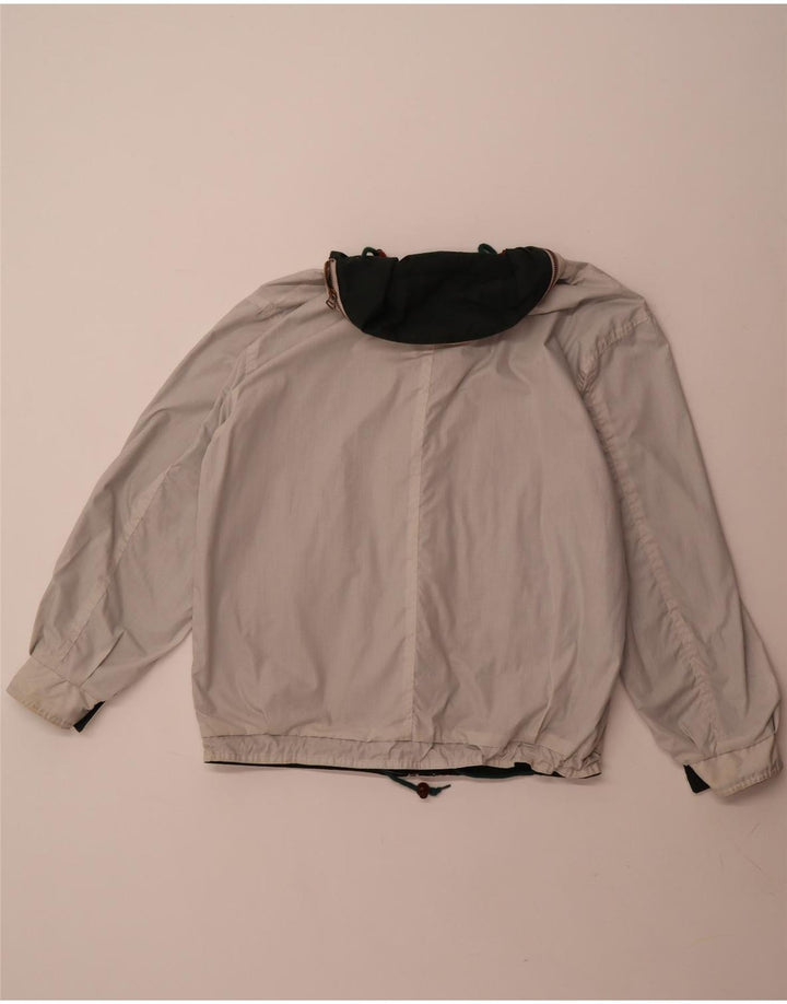 Starring Mens Loose Fit Hooded Reversible Jacket UK 38 Medium Beige Cotton